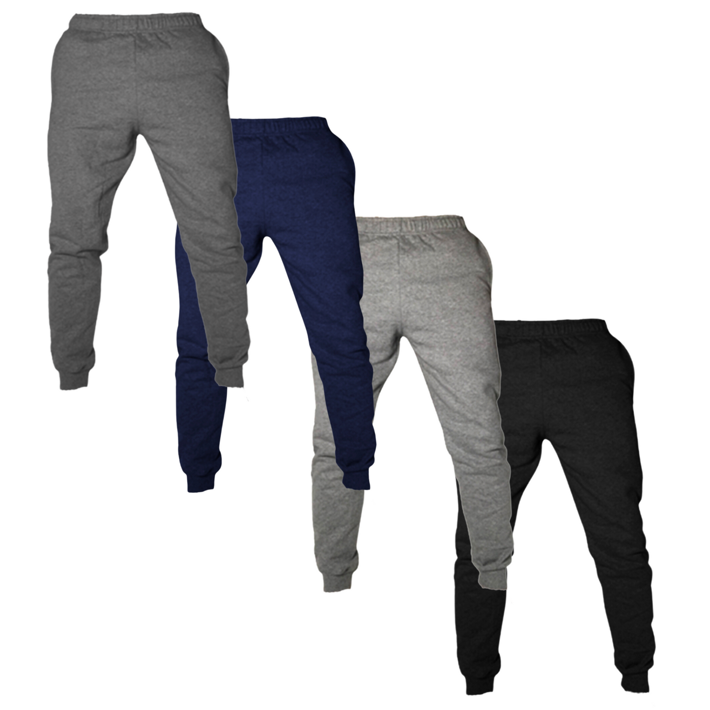 Pantalón Jogger Deportivo con Puño para Hombre Jogging Básico Calidad Cotton con Felpa - Uruguay