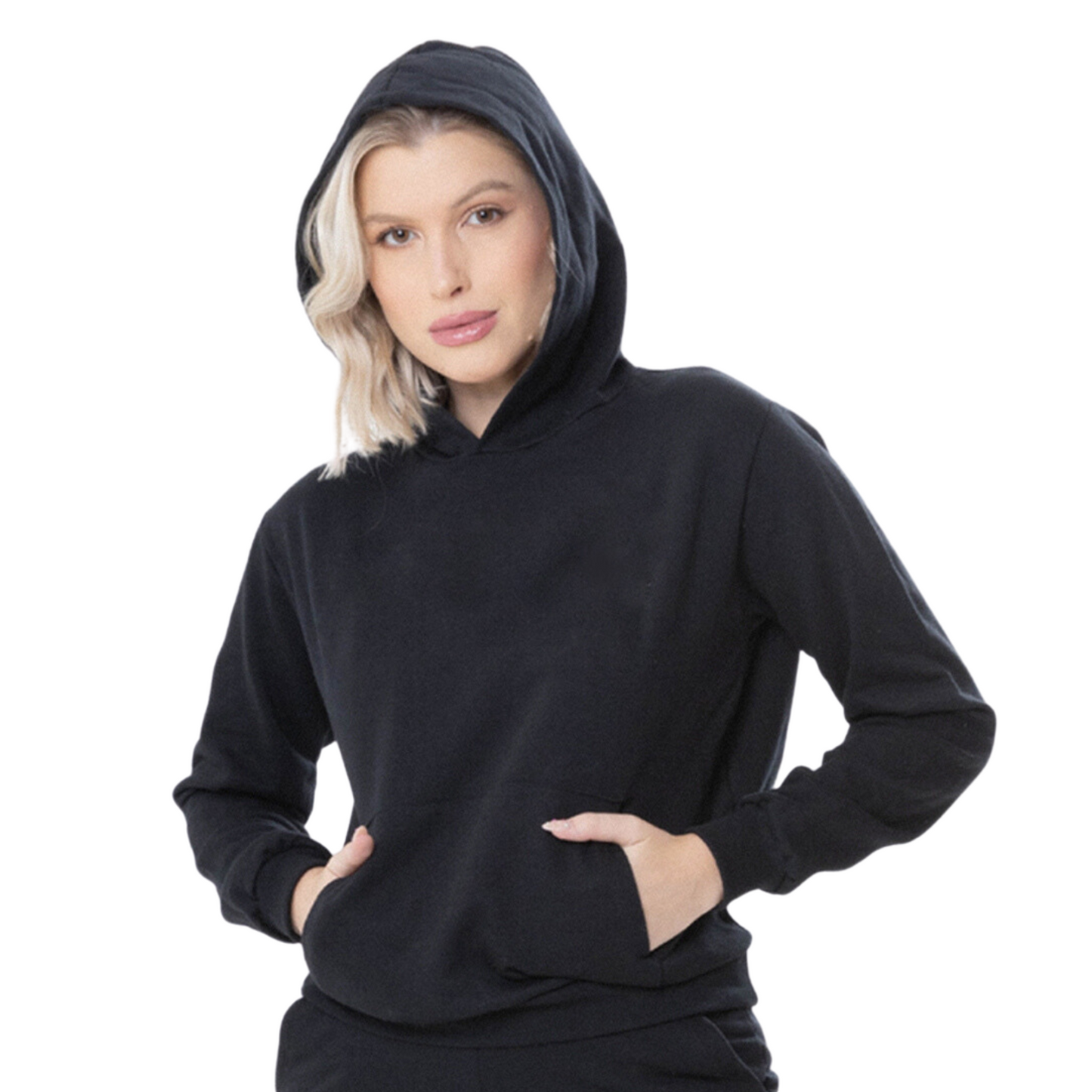 Canguro Deportivo Femenino Hoodie Básico Uruguay