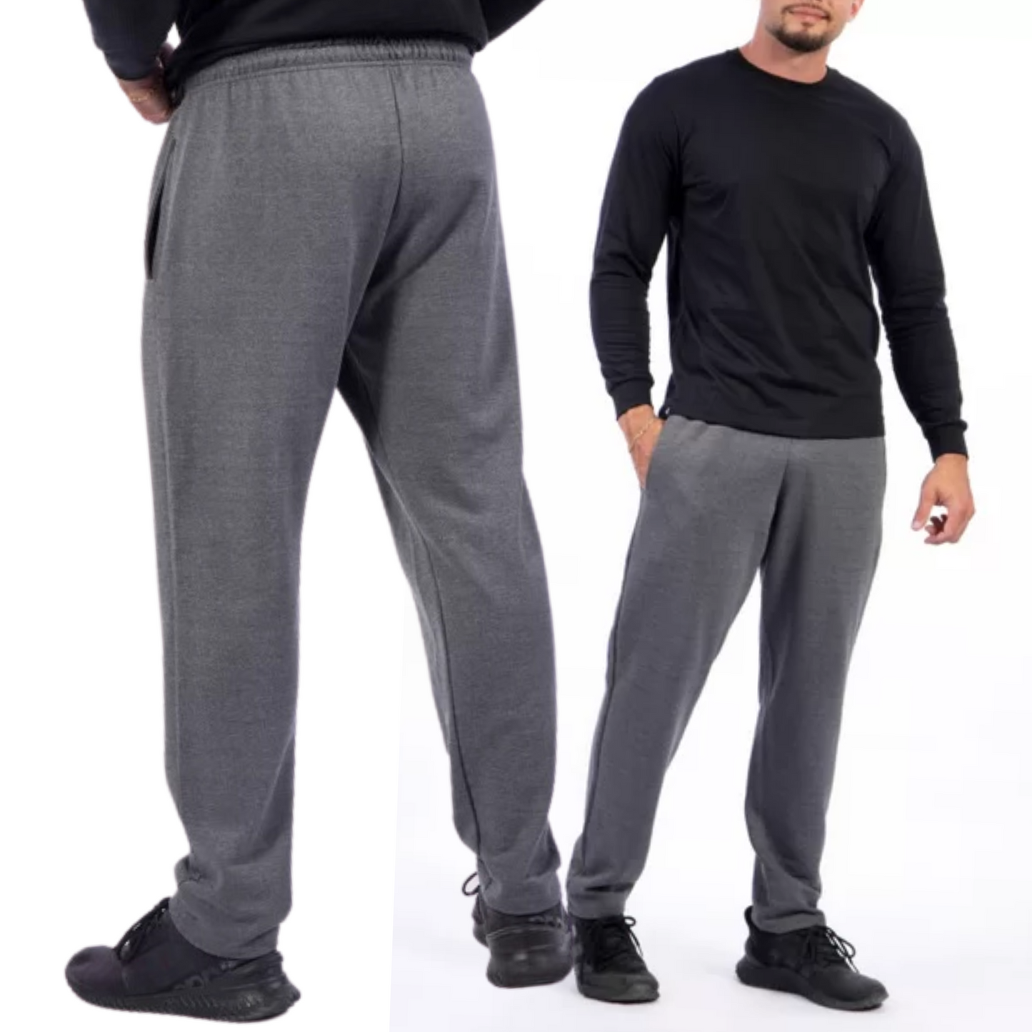 Pantalón Deportivo para Hombre Jogging Básico Calidad Cotton con Felpa