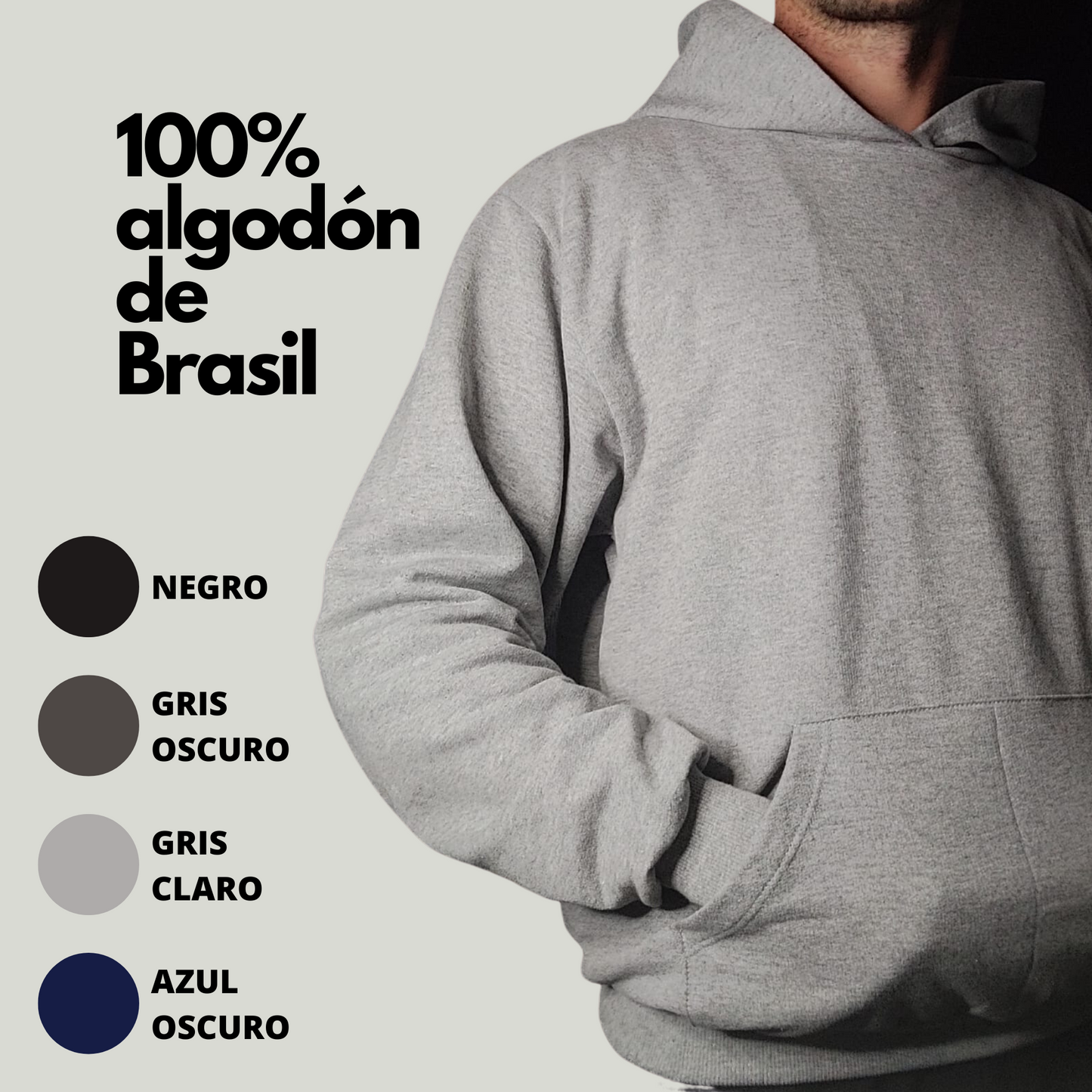 Canguro Deportivo Masculino Hoodie Básico
