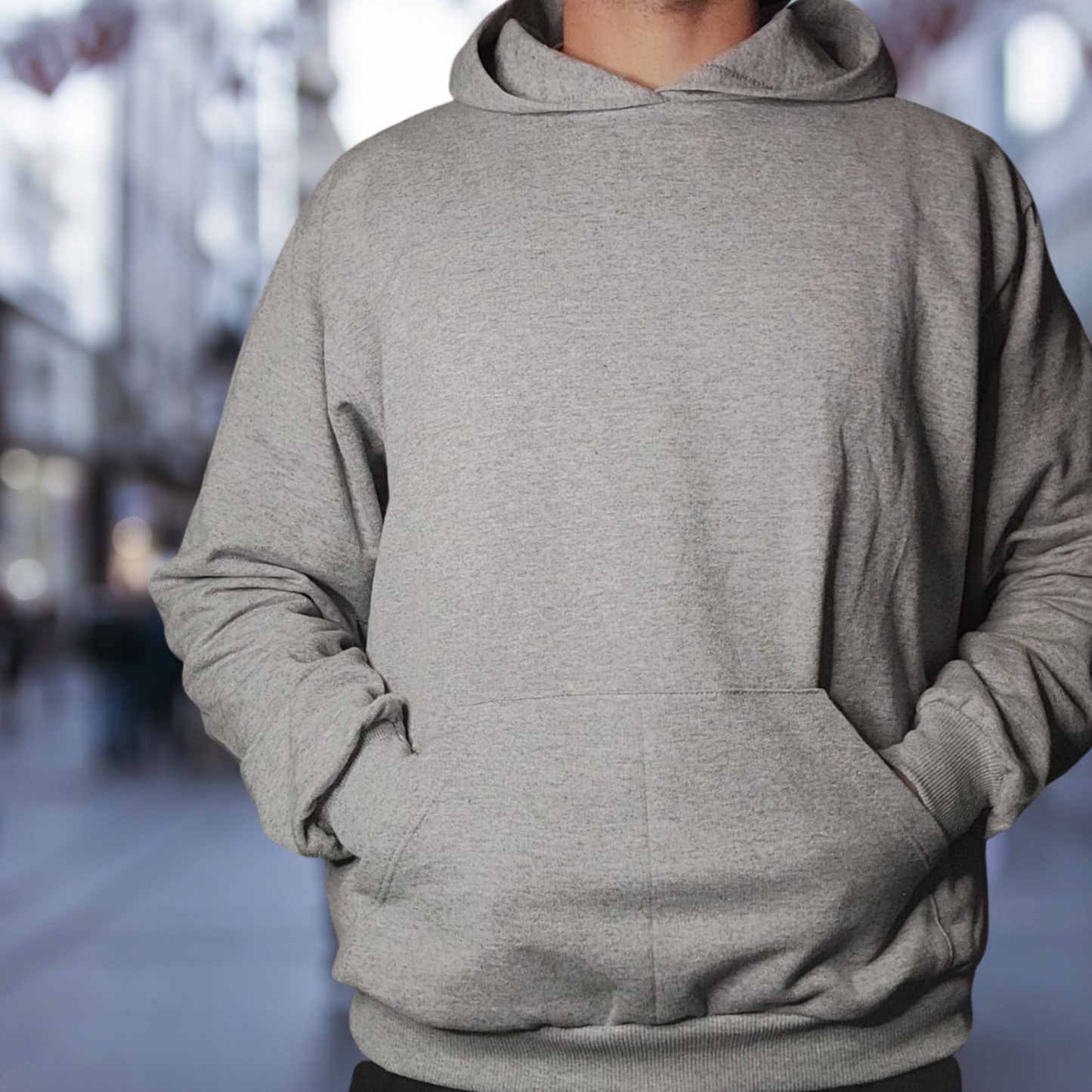 Canguro Deportivo Masculino Hoodie Básico