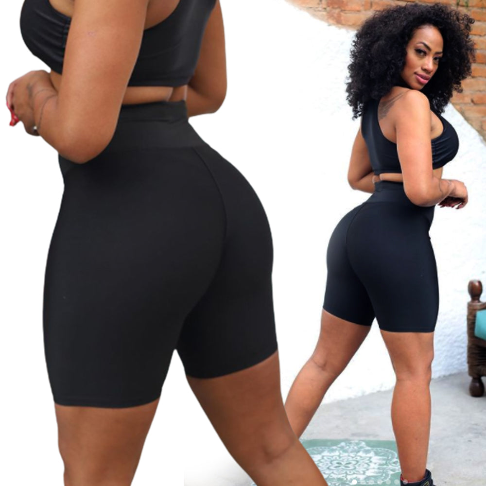 Calza Biker Básica Suplex Bermuda Legging Corta Uruguay