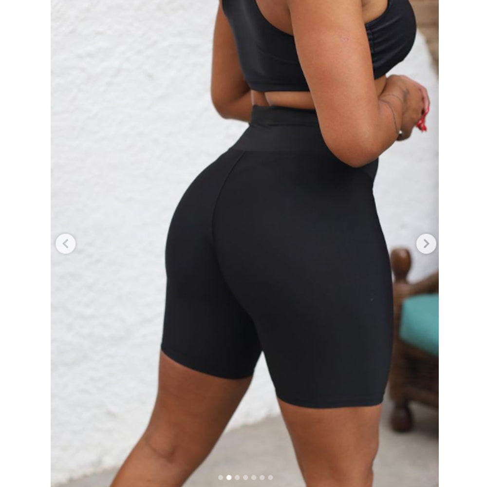 Calza Biker Básica Suplex Bermuda Legging Corta Uruguay